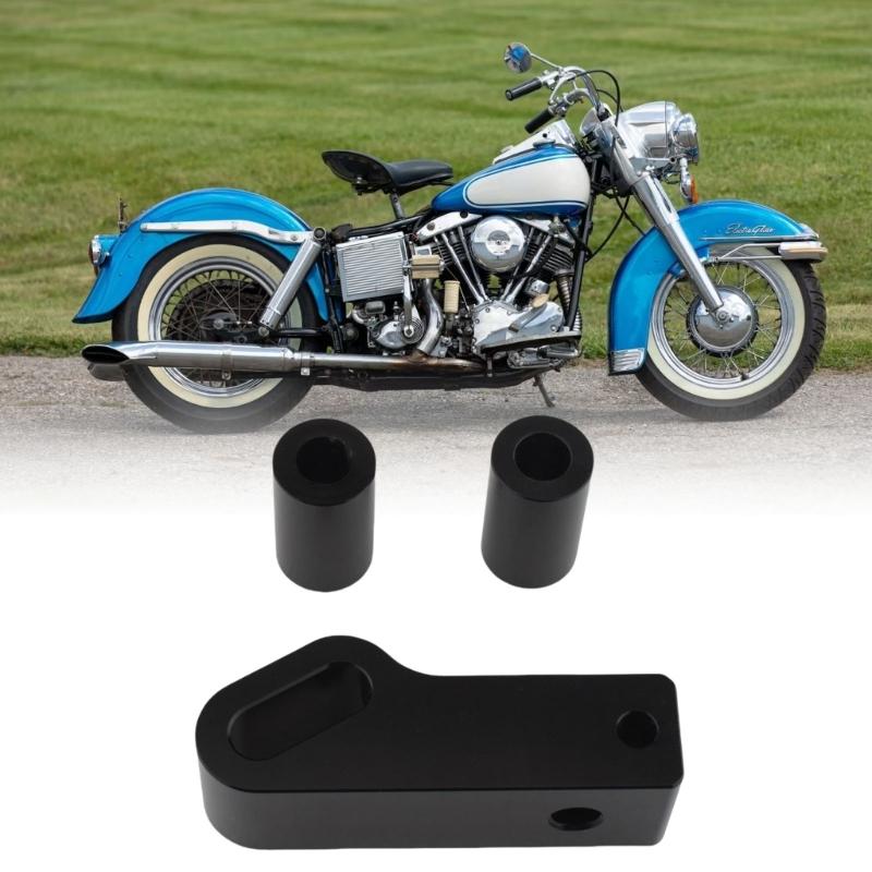 Premium Aluminum Headlight Mounting Block Extension Bracket Repair Kit For Motorcycle Hassle Free Installation Design
