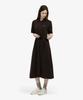 Lacoste Women'S Fit-And-Flare Short Sleeve Pique Dress Ef211E-56G 3La