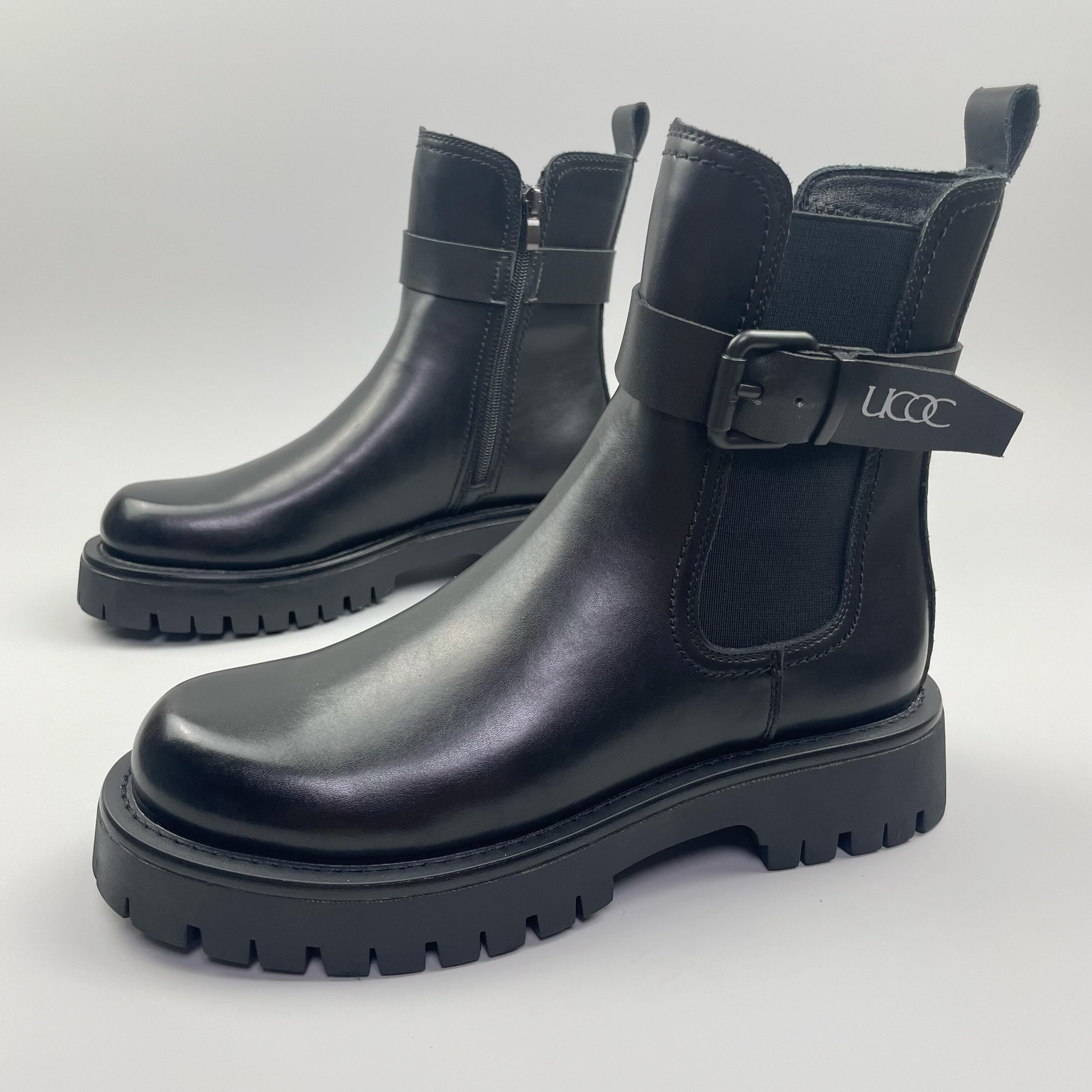

Men s Spring and Autumn New Sleeve Chelsea Versatile Medium Help British Style Short Fashionable Boots 45