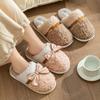 Autumn Winter Couples Casual Plush Slippers Indoor Comfortable Flats Warm Furry Slides Bedroom Shoes