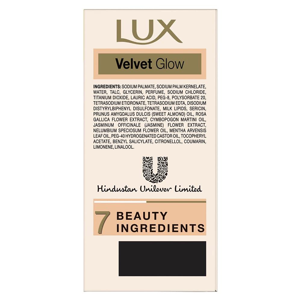 Lux Flaw-Less Glow Badeseife 150g X 8 Stück Mit Vitamin C und E Für Strahlende Weiche Haut Lang Anhaltender Duft Körper- und Gesichtsanwendung