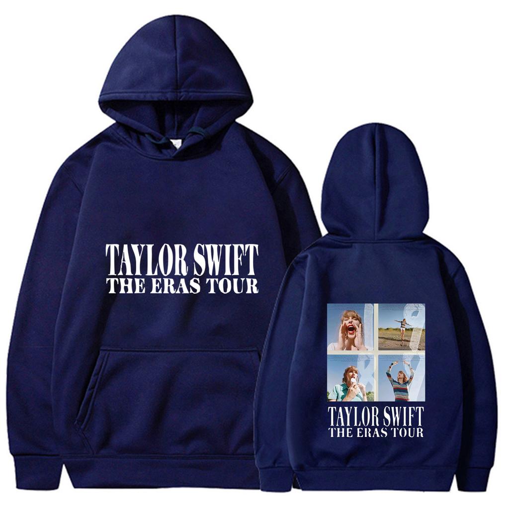 Fashion Casual Long Sleeved  Letter Printing Loose Plush Pullover With Rope Hoodie