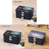 Modern Simple Storage Box With Lock For Office Desk And Makeup Organizer