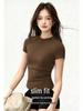 Women's Quick Dry Slim Fit Sports T-Shirt - Short Sleeve for Running, Yoga & Fitness