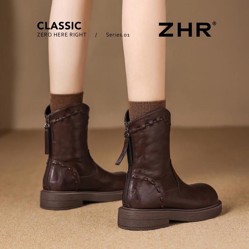ZHR Women s Fleece-Lined Martin Style Boots EU 38