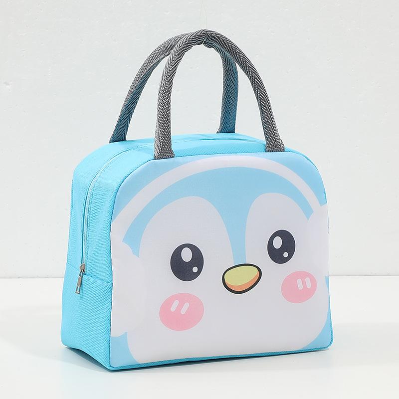 Cartoon Handheld Lunch Bag Cute Pet Lunch Bag Fresh-Keeping Ice Bag Thickened Aluminum Foil Insulated Bag Lunch Insulated Bag