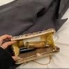 Shiny Evening Banquet Bag Crystal Sequin Bling Colorful Rhinestone Shoulder Bag Clutch Bag Pearl Chain Crossbody Bag Wedding