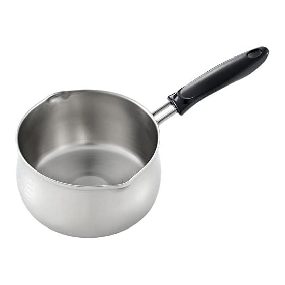 Takagi 3-layer steel stainless steel double mouth milk pan 14cm MN-14 Takagi TAKAGI