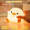 1Pc DoDo Duck Night Light, Cute Duck Lamp, Rechargeable Dimmable Nightlight, Silicone LED Bedside Lamp Nursery Touch-Sensitive