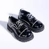 Children's 2025 Thick-Soled British-Style Leather Slip-On School Shoes