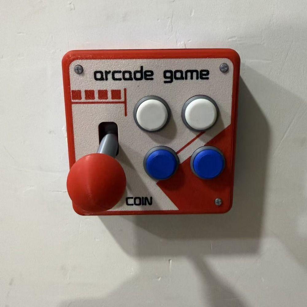 Creative Light Switch Guard Covers 3D Printed Console-shaped Switch Cover Living Room Decor