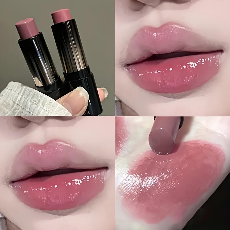 Luxurious Dewy Glossy Lipstick Long-Lasting Non-Sticky Lip Stain Radiant Mirror Shine Nourishing Moisturizing Lipstick Ideal for Daily Makeup