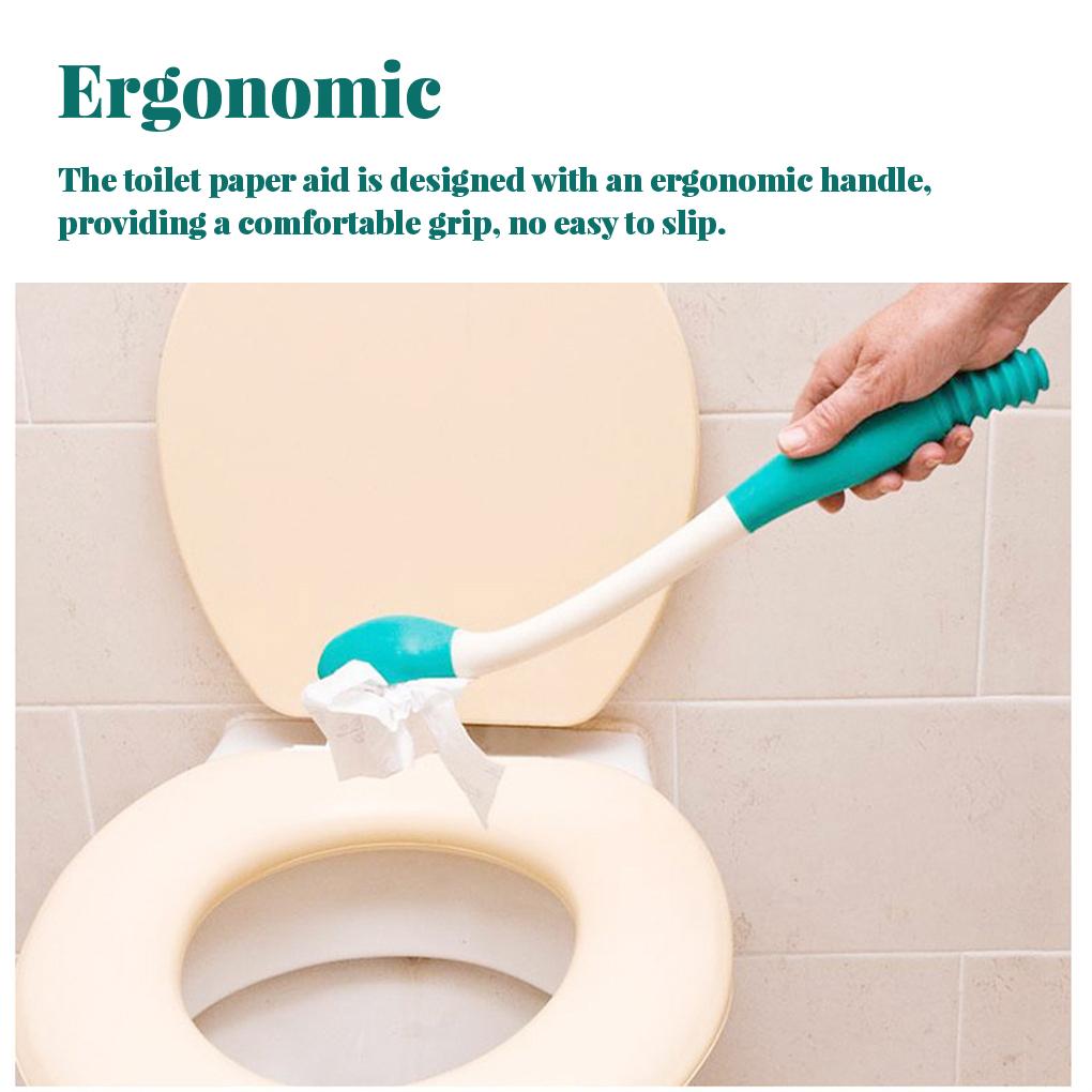 Handheld Toilet Aid Pregnant Women Long Reach Elderly Anal Safety Grippers Portable Poop Paper Paper Towel Household