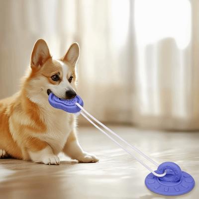 Bite-Resistant Dog Suction Cup Toys Teeth Cleaning Durable Grinding Teeth Toys Wear-Resistant Pet Interactive Toy