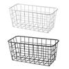 Kitchen Storage Rack Bathroom Seasoning Punch-free Office Dormitory Storage Basket Bathroom Wall-mounted Rack Hanging Basket