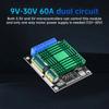 DC 12-48V 100A 9V-30V 60A Moduł Sterownika Podwójnego Silnika DC Sterownik Silnika DC Bardzo Wysoka Moc H-Mostek Optoizolowany
