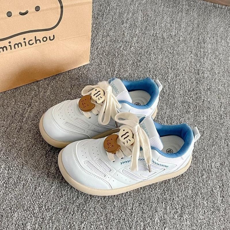 

Autumn retro children s style Guochao niche versatile platform casual white shoes mesh sports shoes 40 светло-синий