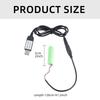 120CM USB To 3V LR6 AA Battery Substitute Cable USB Power Converters for Continuous Power In Electronics Devices