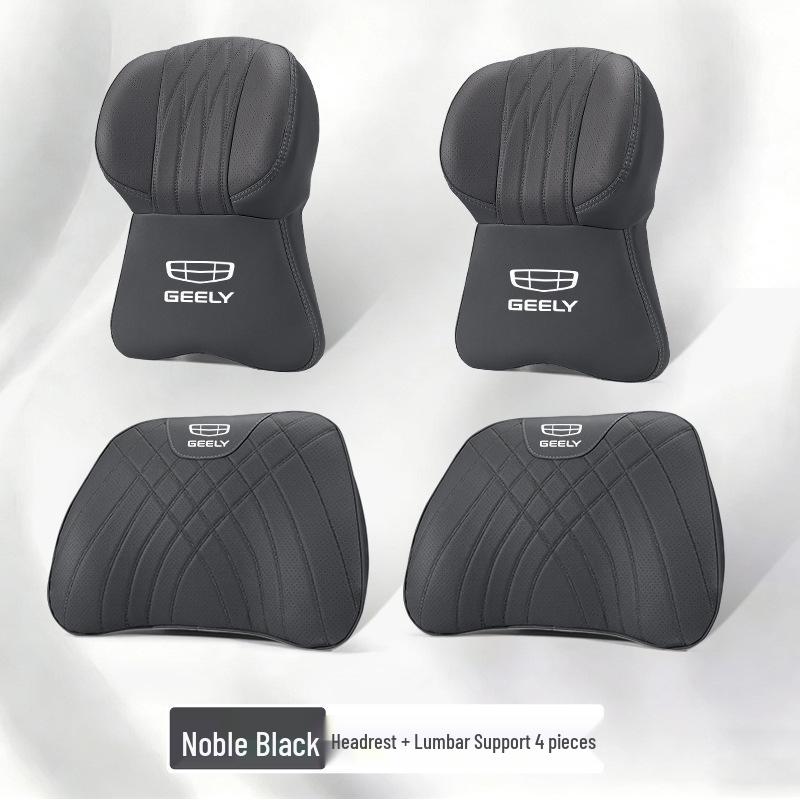 Compatible Geely Xingyue L, Xingrui, Emgrand, Xingyuan, Galaxy Starship 7 Car Headrest Neck Pillow & Lumbar Support