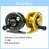 Wear Resistant C60 Aluminum Fly Fishing Ice Fishing Reel With Lightweight Design