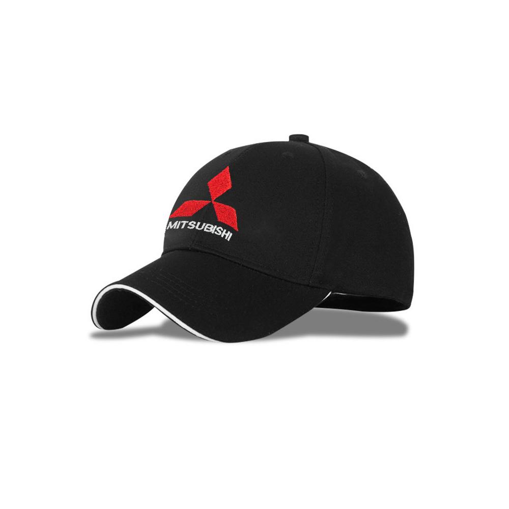 

Car duck tongue cap For Mitsubishi 3D Hat Cap Car MOTO GP Racing F1 Baseball Cap Hat Adjustable Casual Trucket Hat hip hop