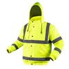 Warning Work Jacket, Lightly Insulated, Bomber Jacket, Yellow, Size Xl