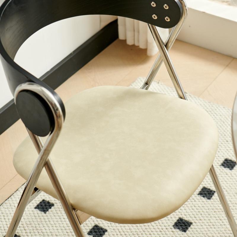 Retro Dining Chairs Solid Wood Backrest Comfortable Chairs Minimalist Elegant Designer Chair Home Kitchen Dining Room Furniture