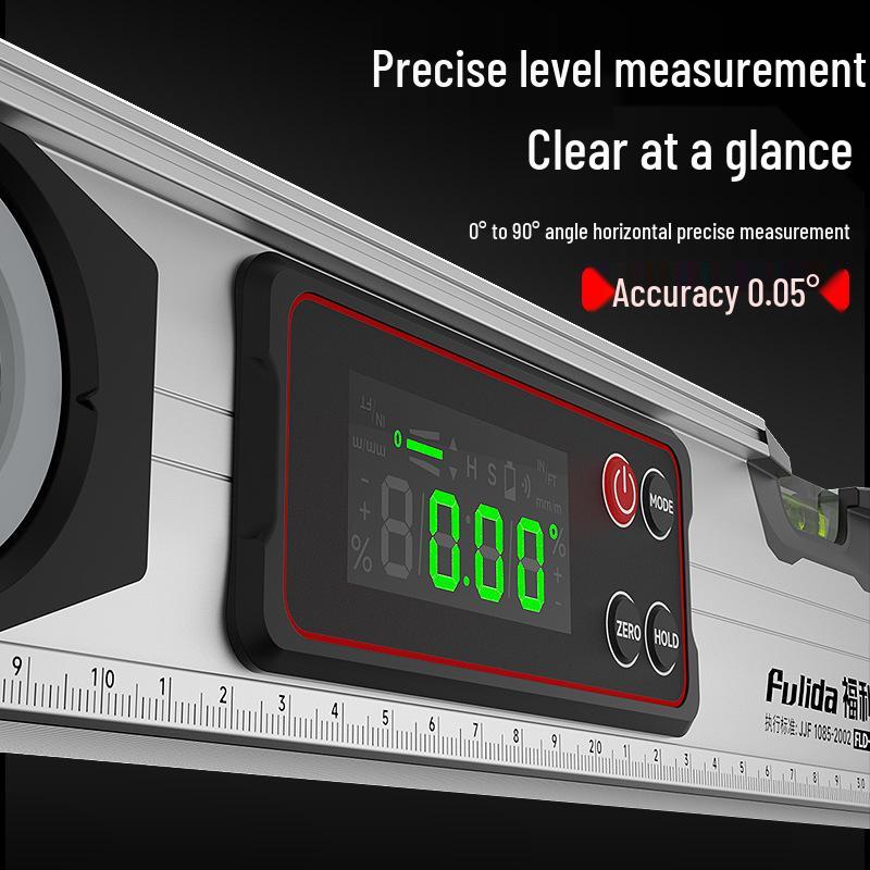 High Precision Electronic Digital Level with Strong Magnetic Base & Inclinometer