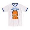 Garfield Unisex Adult Happy Face Ringer T-Shirt