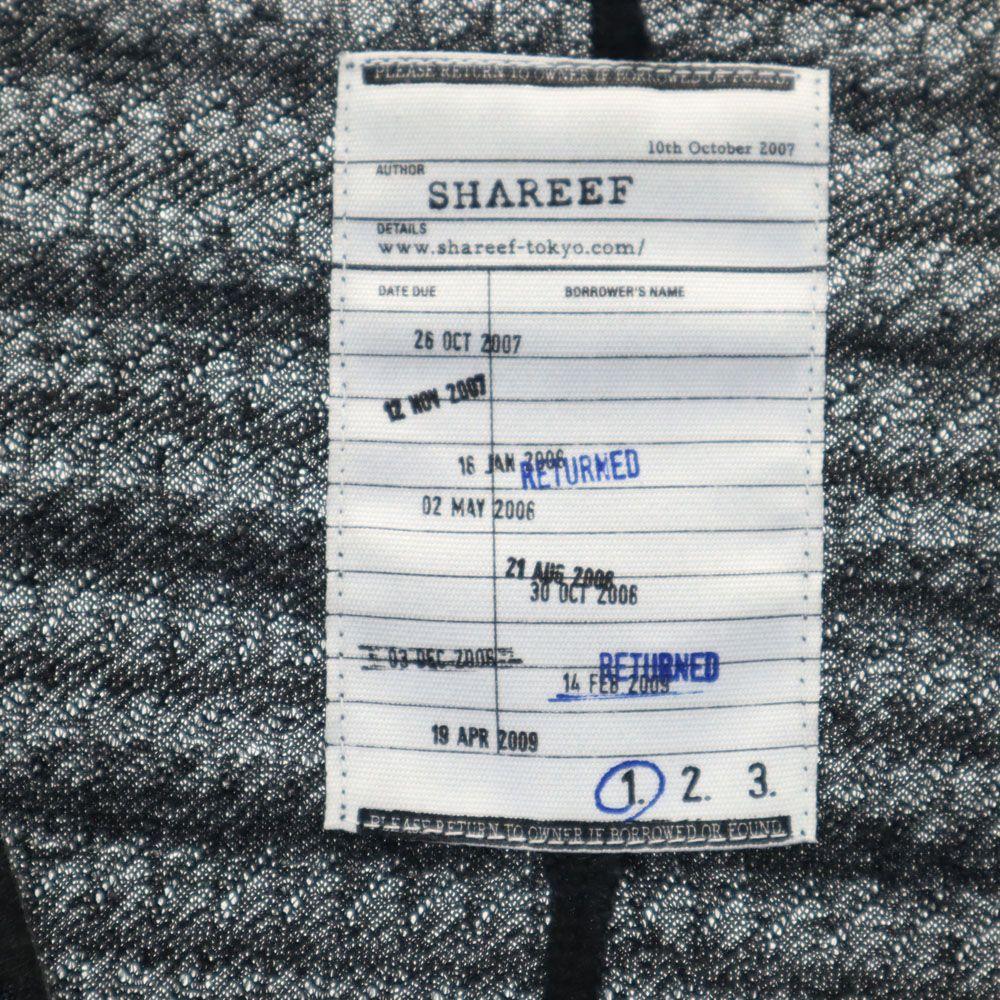 SHAREEF Made In Japan Short Sleeve Cut 1 Black Knit Women Used