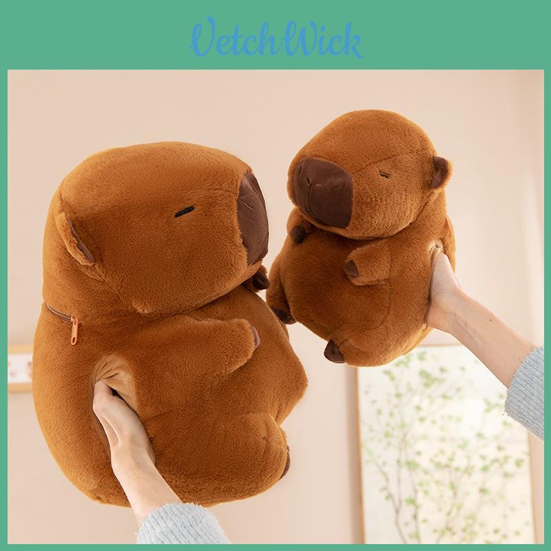Fluffy Capybara Hand Warmer Plush Toy Soft Doll For Women Perfect For Winter Comfort