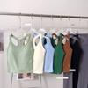 Lu Same Ebb Yoga Vest Women's Detachable Chest Pad Sports Bra H-Shaped Beauty Back Pilates Workout Clothes