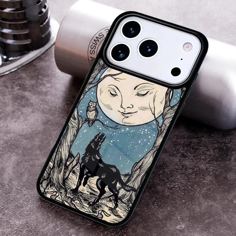 Witches Moon Tarot Phone Case For iPhone 17,16e,15,14,13,12,11,Mini,Pro,MAX Soft Silicone Cover