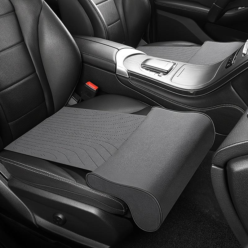 Car Seat Extender Leg Cushions For Driver Leather Universal Leg Support Pillow Cover Memory Foam Auto Seat Extender Padding Mats