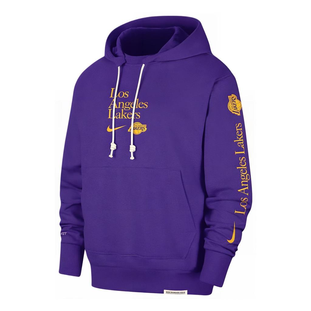New Nike Sweatshirt Los Angeles Lakers Men's Global Purple FD8595-504