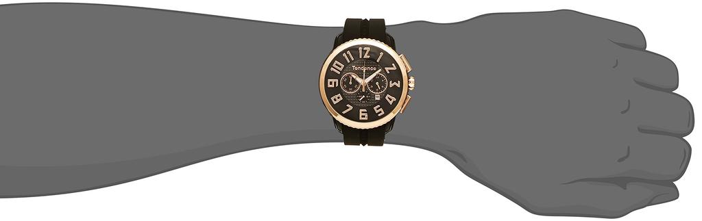 Watch Gulliver 47 Black Dial Stainless Steel Mineral Glass Quartz 47MM Watch TY460013 [Tendence] [Item]