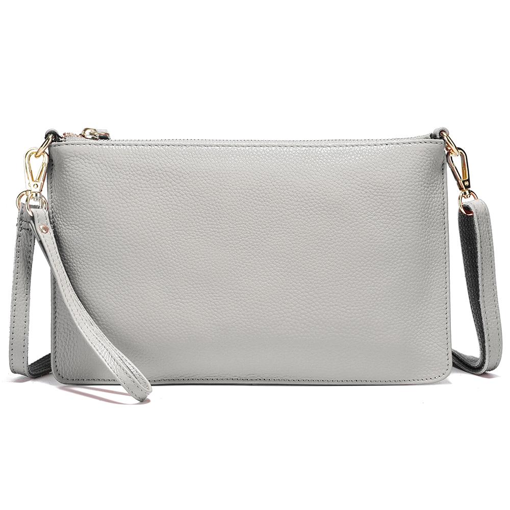 Zency Kvinner Skulderveske Myk Skinn Håndveske Clutch