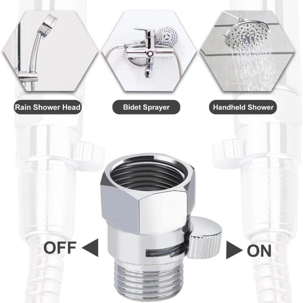 G1/2 Shower Flow Control Valve Brass Water Flow Control Valves New Water Shut-Off  Bidet Sprayer
