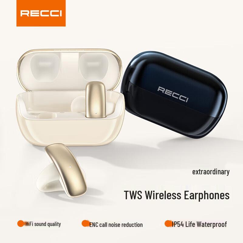 Recci Wireless Bluetooth Earbuds with ENC Noise Cancellation