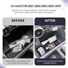 Mittelkonsole Organizer Ablage für Ford F150 2025 2025 2025 2025 2025 & Lightning XLT 2025-2025 Geheimfach Deckel Auto Box