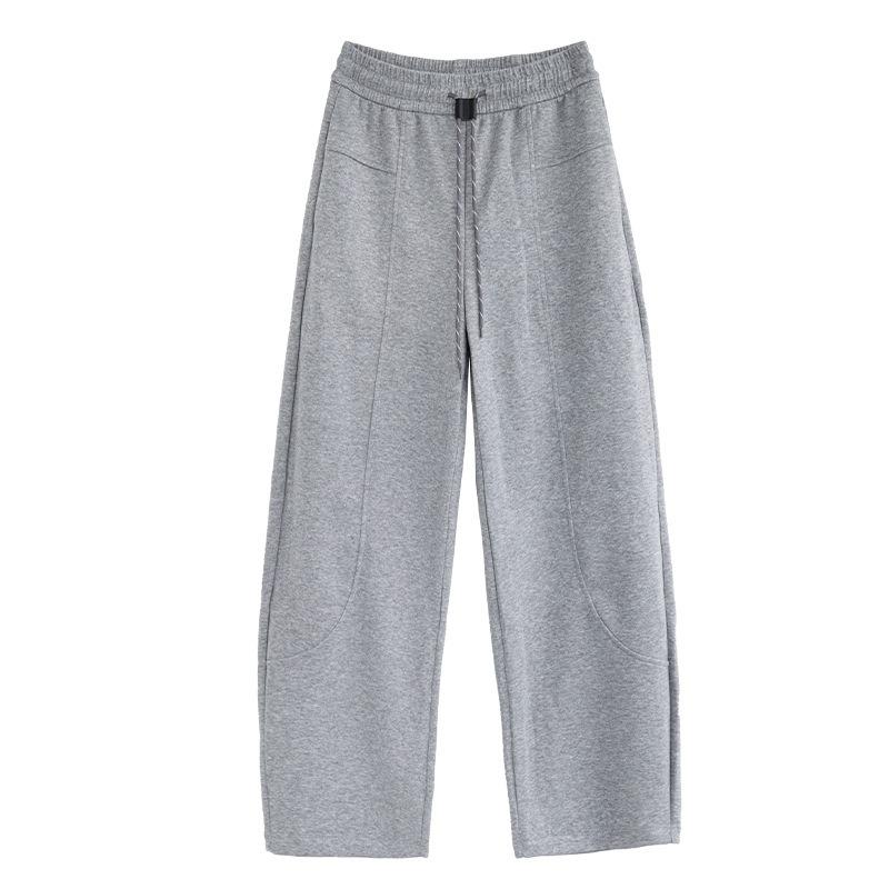 Red Scimitar Pants Sweatpants Spring and Autumn New Wide-leg Pants High Waist Loose Small Casual Sweatpants