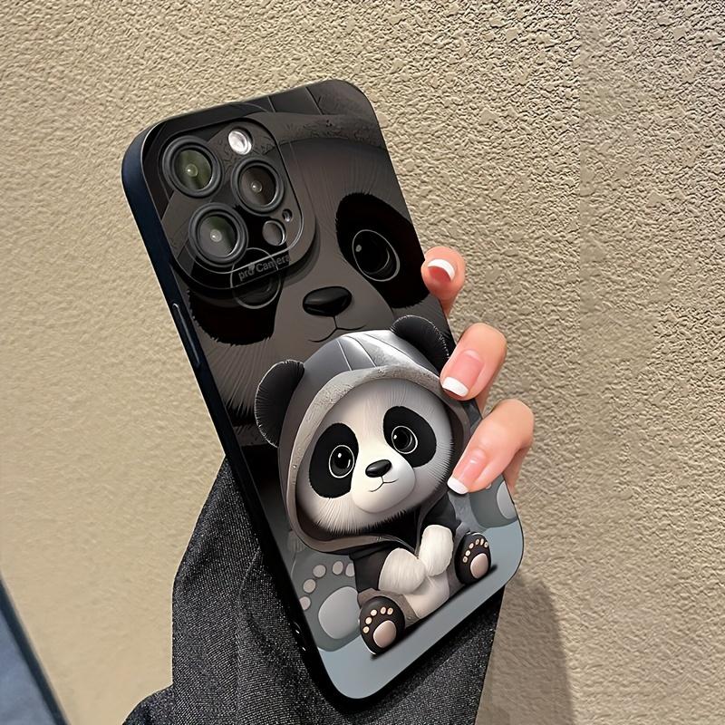 Panda graphic phone case for iPhone 15 14 13 12 11 x XR Xs SE2 SE 8 7 plus pro Max mini silicone back cover