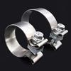 Stainless Steel Pipe Connection Hoop 40-76mm Steel Pipe Clamp Strong Hose Clamp