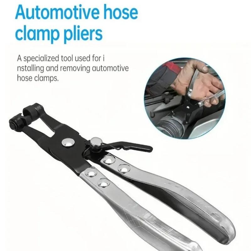 Automobile Water Pipe Calipers, Biting Tools with Rotary Drive, Extraction and Installation of Ring-shaped Flat Belt Hose Clamps
