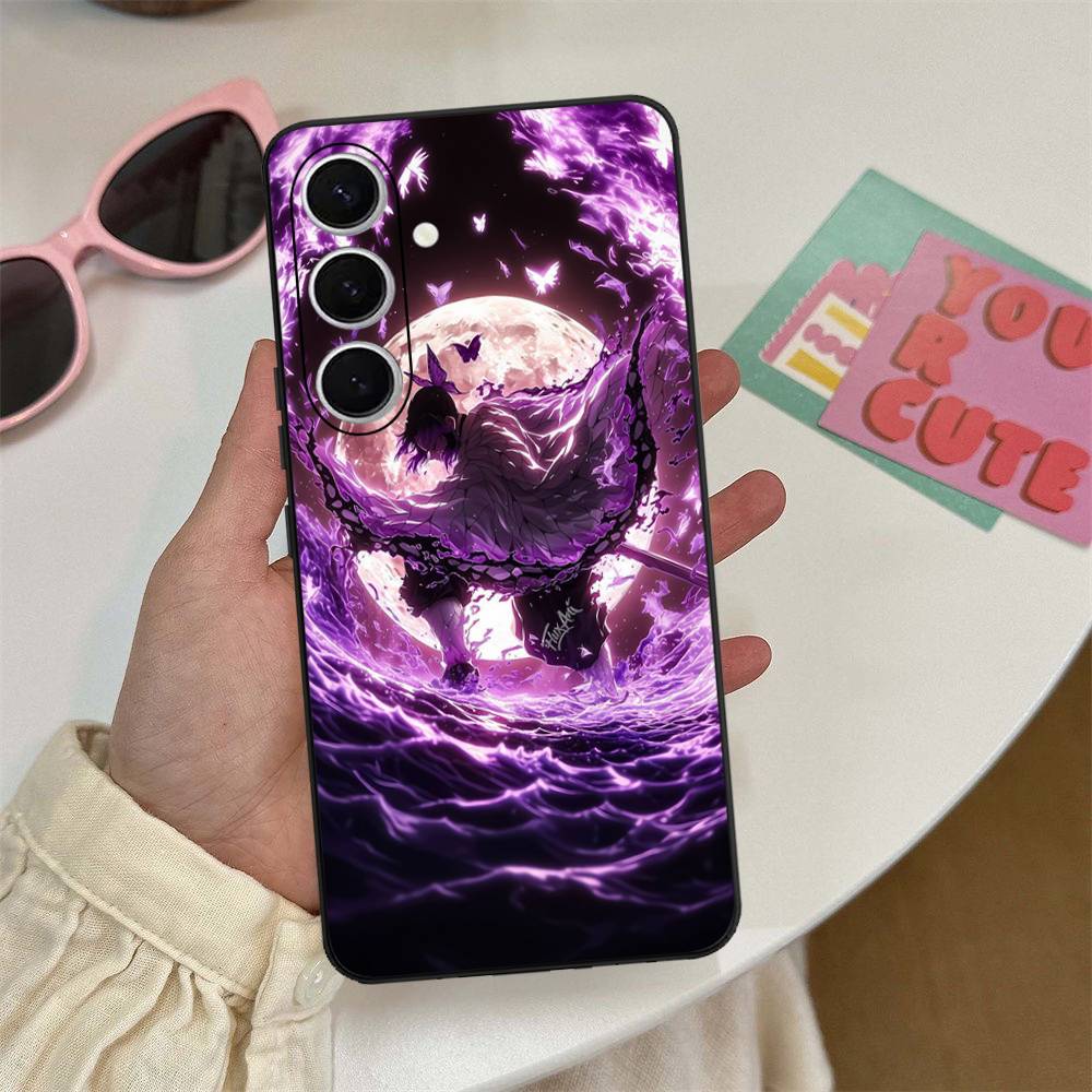 Anime Demon Slayer Phone Case For Samsung S 20 21 22 23 Lite Plus Ultra Clear Mobile Cover Funda