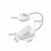New Rechargeable Mini Clip Book Lamp Dimmable Adjustable LED Night Light Eye Protection Portable Clip On Table Lamp Bedroom