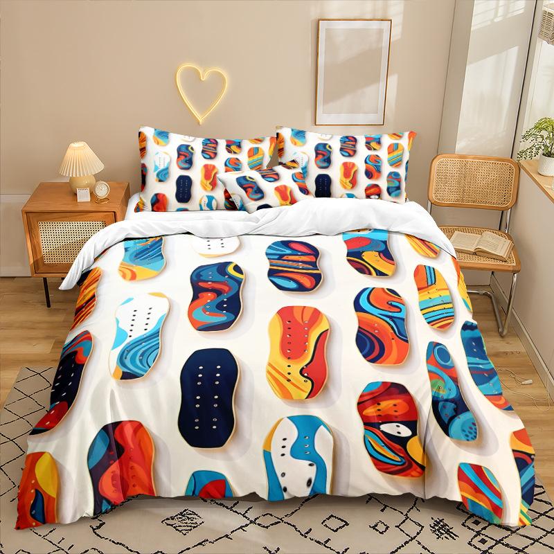 

Анимационный Сериал 3D Цифровая Печать Комплект Постельного Белья из Трех Предметов Простыня Пододеяльник 140 * 210 two-piece set