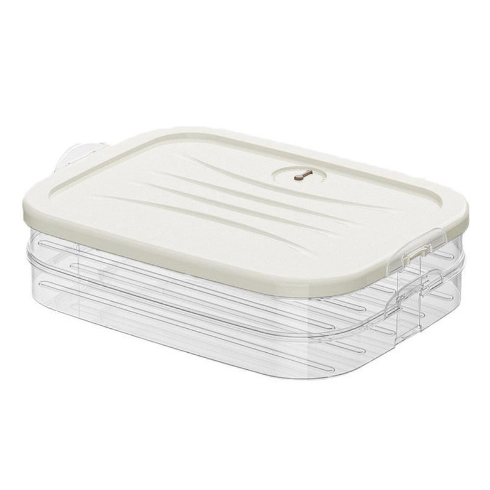 Food-grade Dumpling Storage Box 1/2/3/4 Layers Refrigerator Storage Box Egg Frozen Box  Kitchen