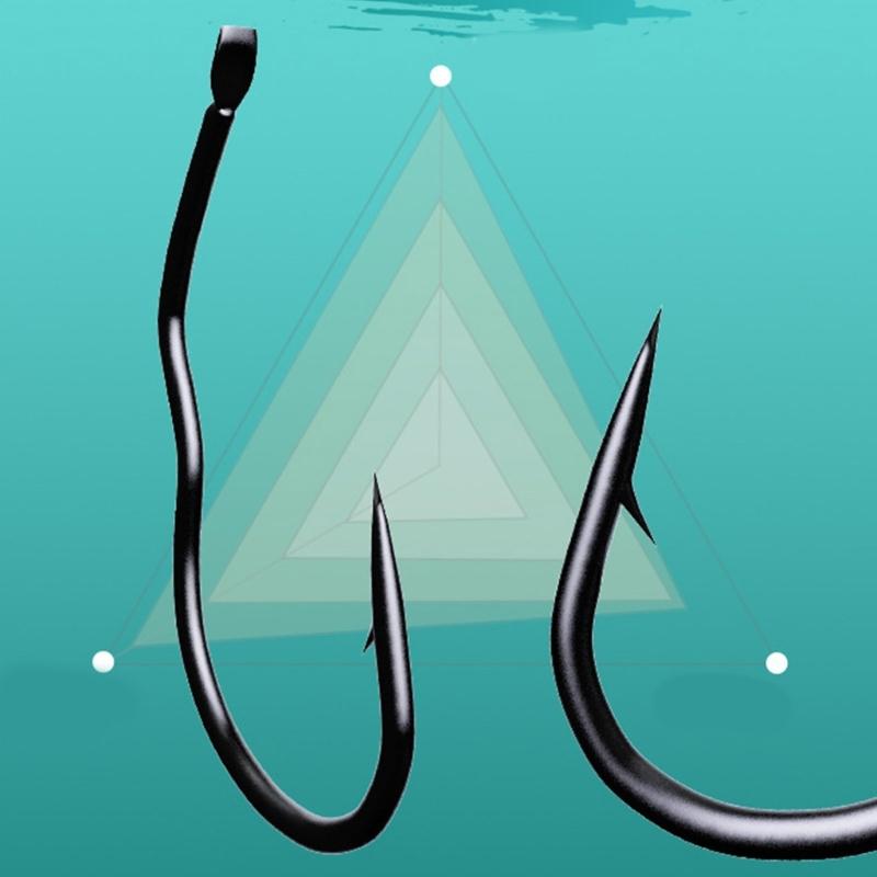 Esche Artificiali Trappole per Carpe Alimentatori Gabbia Amo da Pesca Affilato Per Lago d'Acqua Dolce Fiumi Amo da Pesca in Acciaio al Carbonio