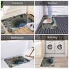 3D Visual Effect Cave Hole Doormat Anti-Slip Entrance Kitchen Bath Door Floor Mat  Garden Rug Carpet Footpad